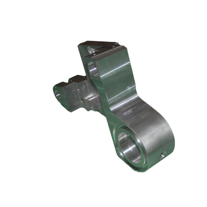 Aluminiowe elementy zgrzewarek oraz inne części maszyn. Ramiona robotów wykonywane ze stopów aluminium. — przykład 3